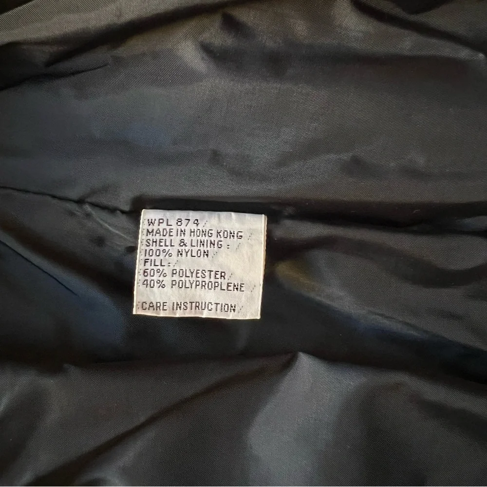 Edelweiss Black Puffer Vest Medium Unisex